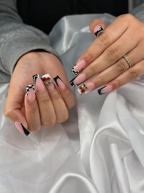Acrylics and nail art at Saya Aesthetics